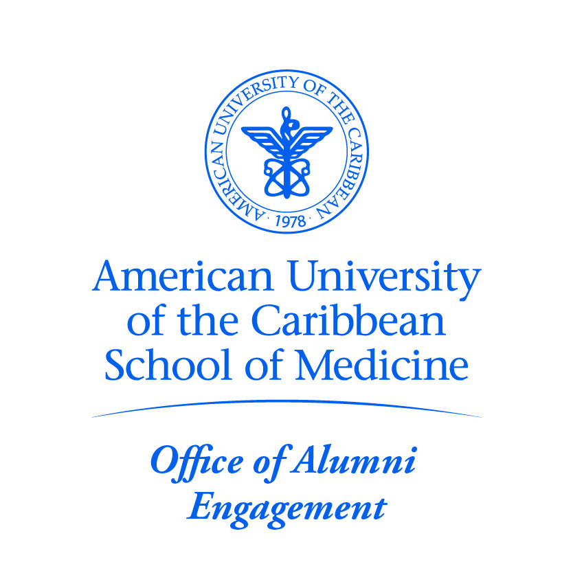 Logo for American University of the Caribbean School of Medicine Office of Alumni Engagement